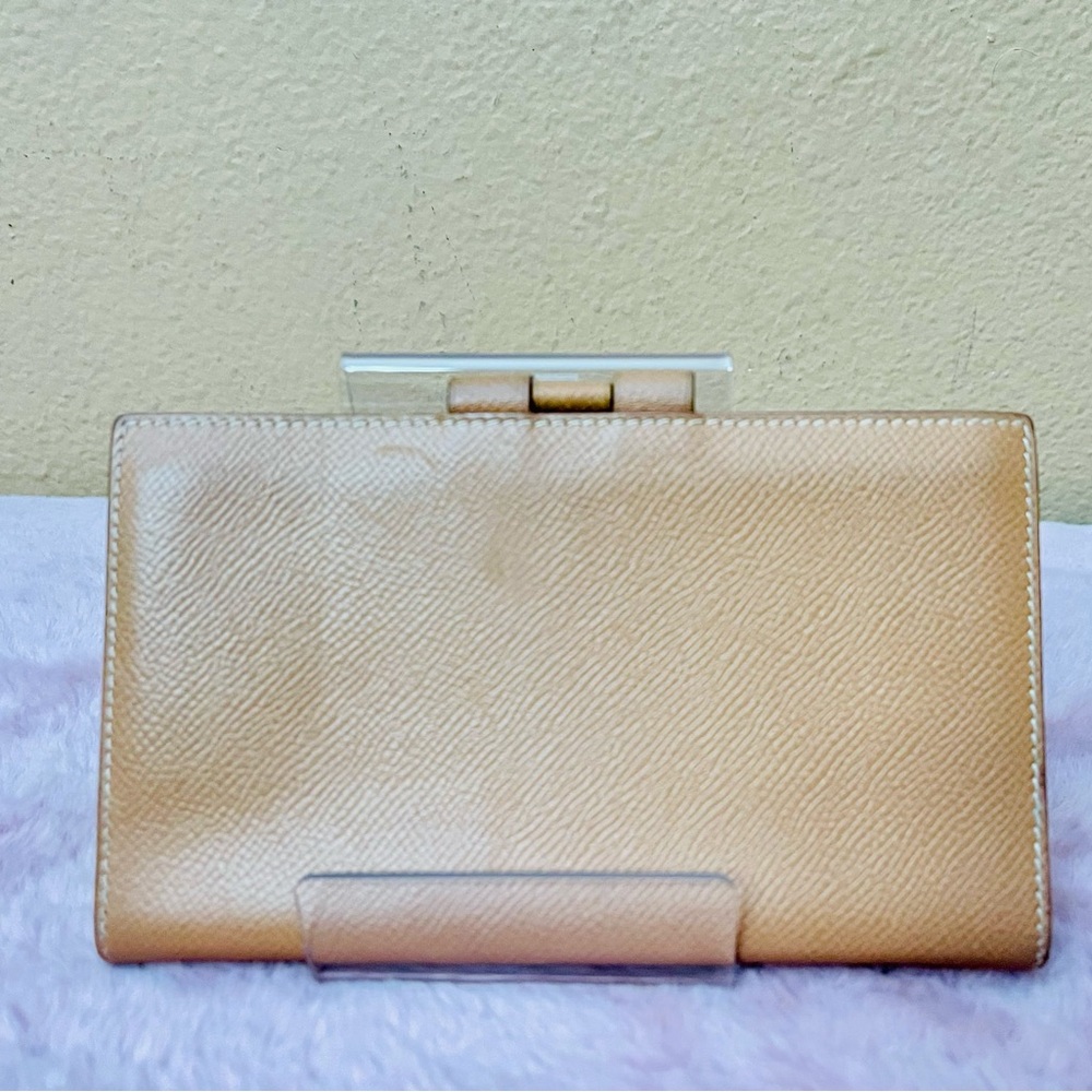 HERMES Courchevel Leather Agenda - Tan